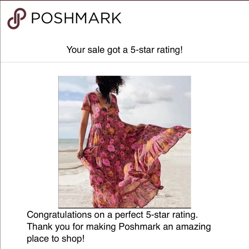TheBoldBohemian Floral Maxi Dress - Pink and Red - Picture 7 of 7